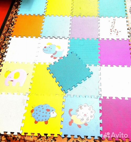 Мягкий коврик пазл