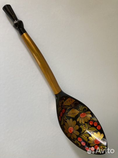 Деревянная ложка хохлома СССР