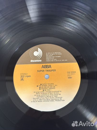 LP abba – Super Trouper DSP- 8004 JP Nm NM