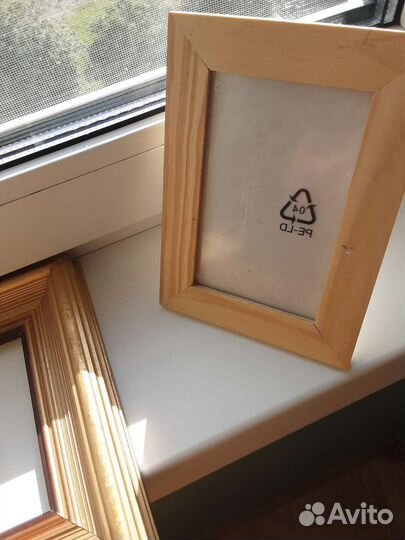 Три деревянные рамки