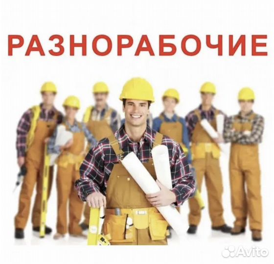 Плотник, подсобный рабочий