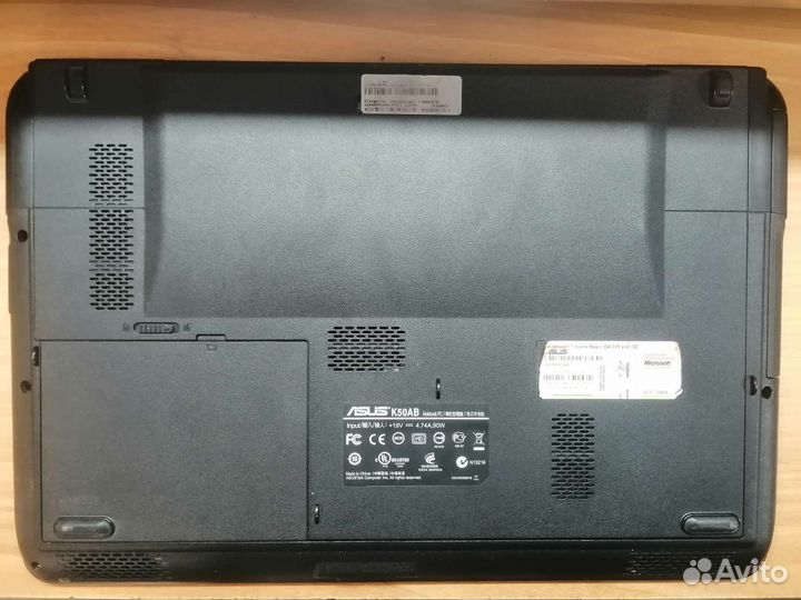 Корпус Asus k50ab