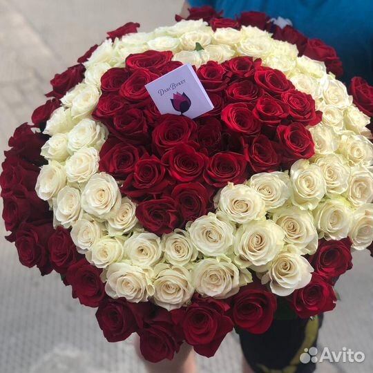 Розы 101 роза 51 роза 25 роза Пионовидные розы