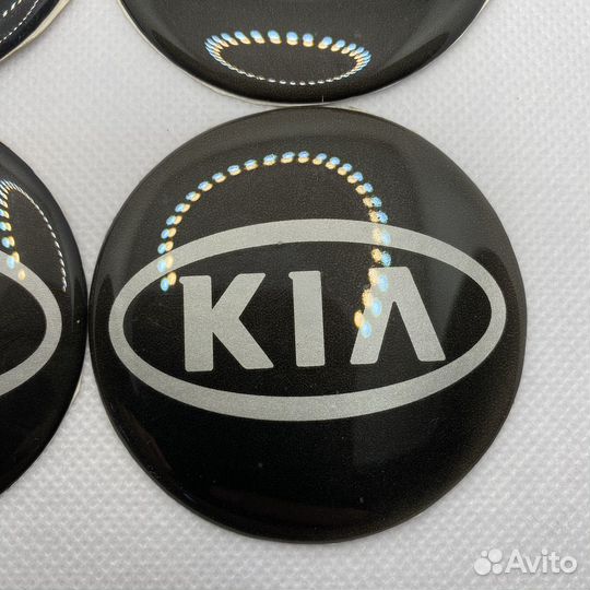 Наклейки на литые диски Kia 60мм