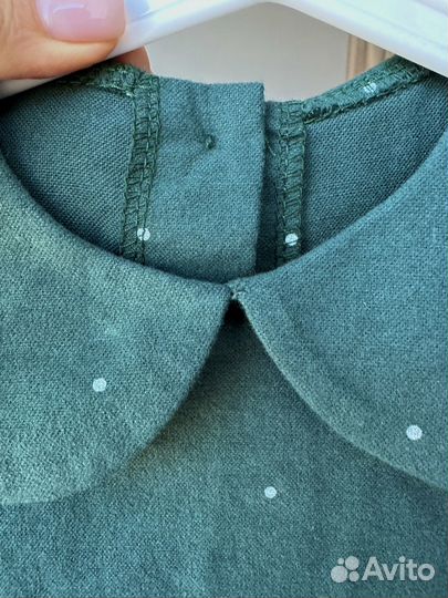 Красивое и теплое платье для девочки 110