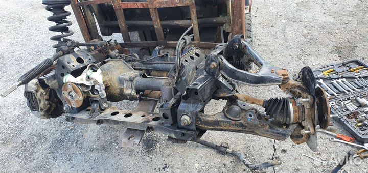 Передняя подвеска паджеро 4 в разборе