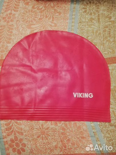 Шапочка для плавания, купальник бу 56р