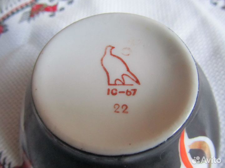 Дулево СССР. Чайник, чашки, винтаж