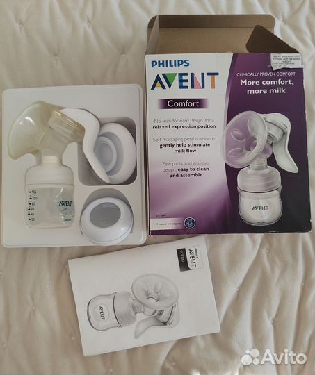 Молокоотсос ручной philips avent