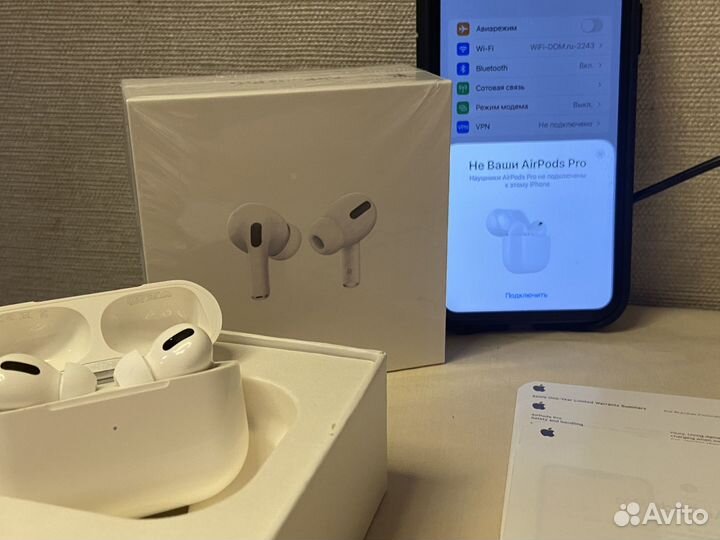 Беспроводные наушники apple airpods pro