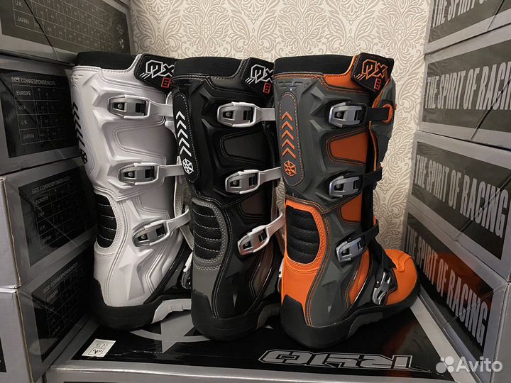 Мотоботы RYO Racing MX6 Enduro, черный / серый