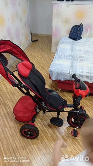 Детский велосипед бу с родительской ручкой