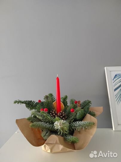 Новогодние украшения из нобилиса