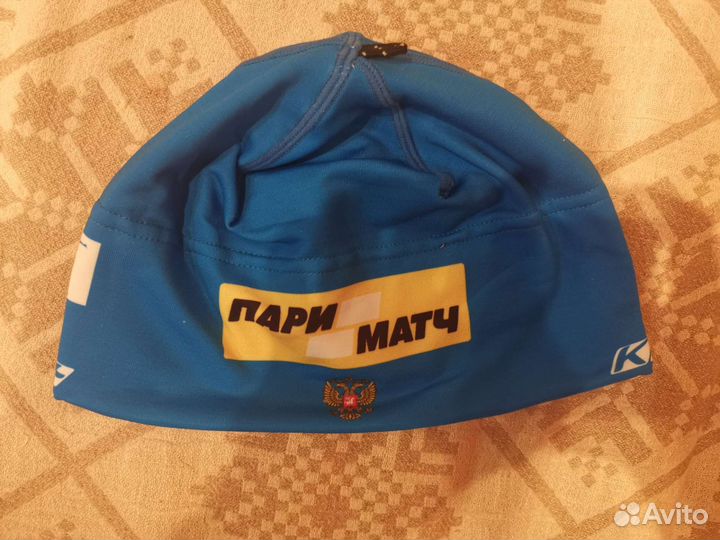 Синяя шапка KV+ сборной