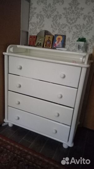 Пеленальный комод+ кроватка