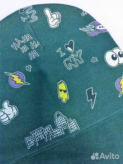 Комплект шапка и снуд (3-4 года)