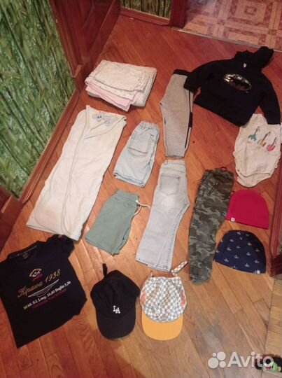 3 больших пакета одежды от рождения
