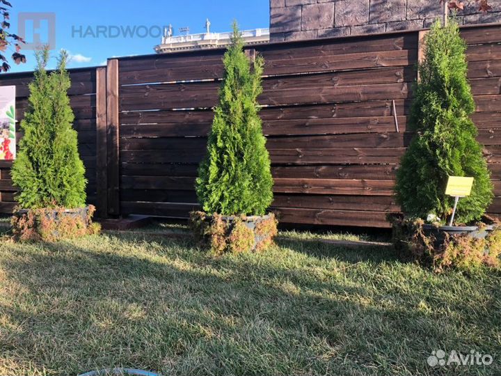 Забор Плетёнка двухметровый из Каменного дерева