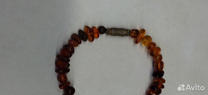 Бусы янтарь 42 см СССР 19.54 грамм