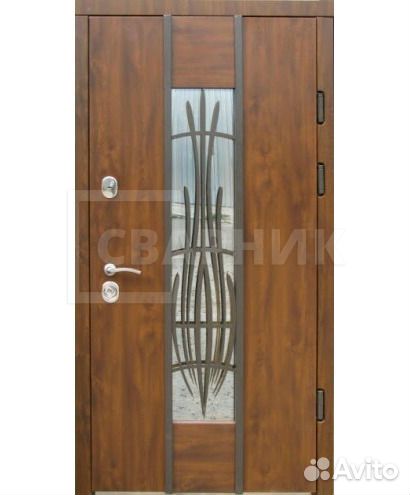 Входная дверь с и элементами ковки на заказ