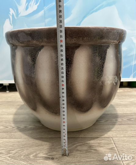 Горшок керамический большой напольный