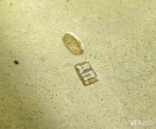 Антикварный серебряный портсигар 84 пробы