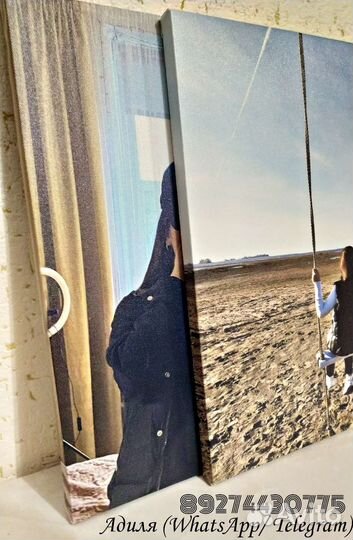 Печать фото на холсте