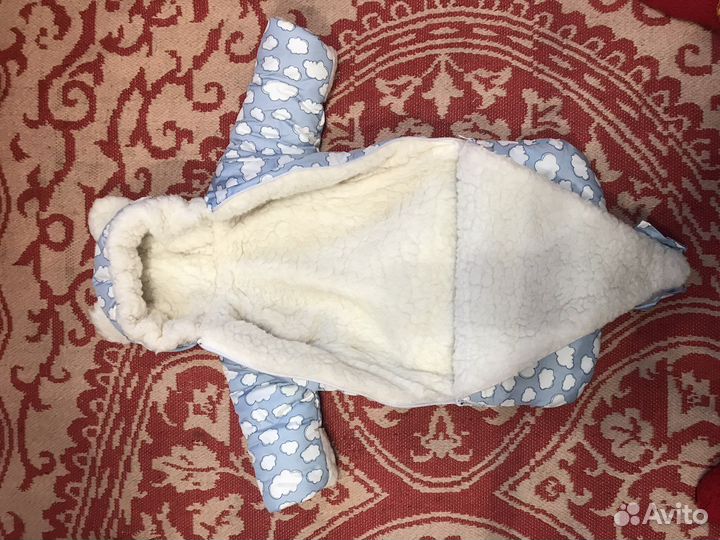 Конверт на выписку для мальчика зима