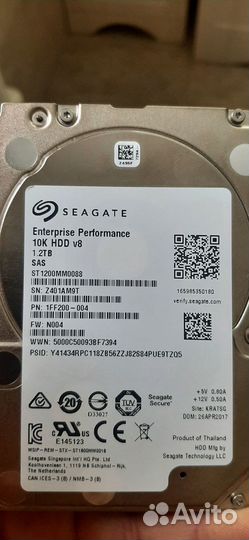 Жесткий диск Серверный HDD диски SAS HDD 1.2т