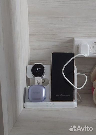 Беспроводная зарядка для Samsung 3 в 1