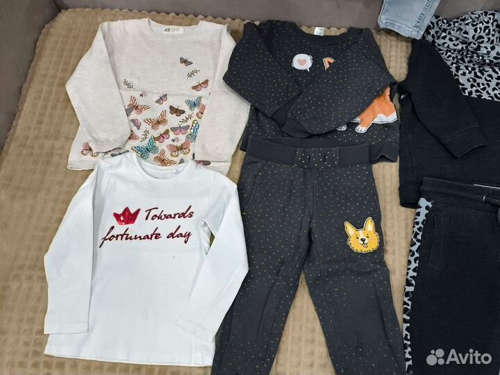 Пакет фирменных вещей для девочки 92 98