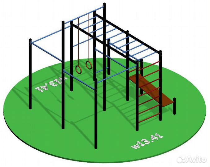 Воркаут площадка sswa 151 для взрослых и детей