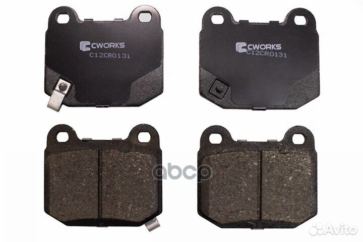 Тормозные колодки задние, Low Metallic C12CR013