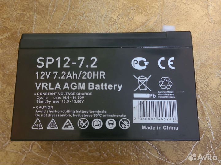 Аккумулятор от бесперебойника можно на мото