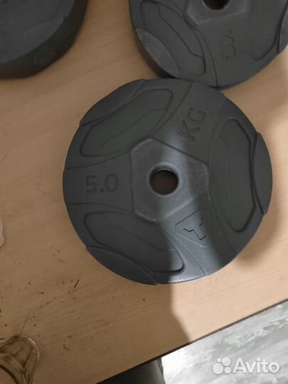 Блины для штанги 10 кг, 2,5 кг блины целые