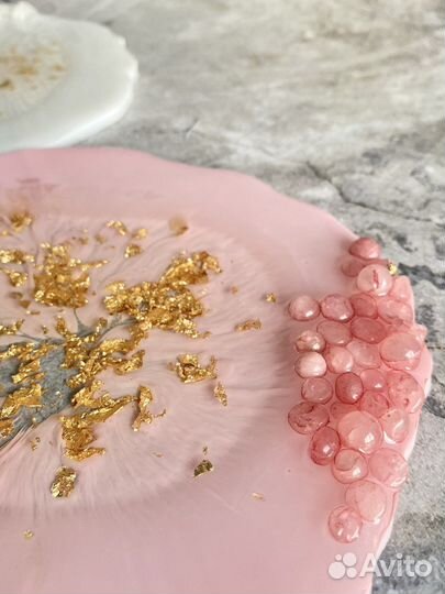 Поднос из эпоксидной смолы