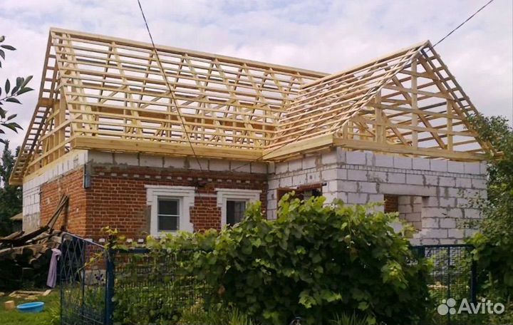 Крыша кровельные работы