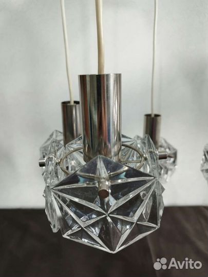 Хрустальная люстра паук СССР