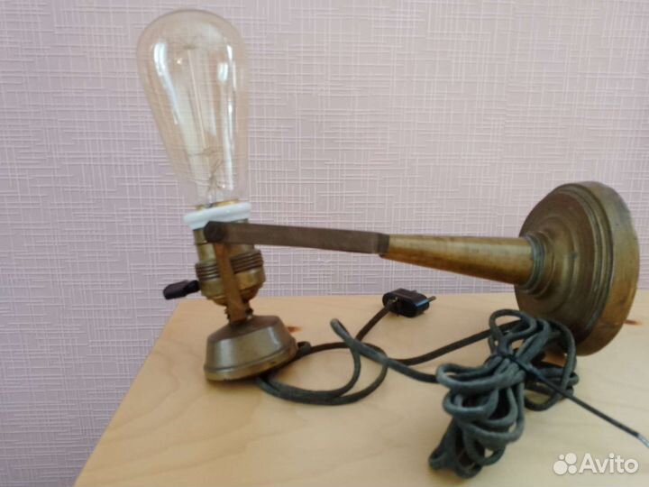 Лампа корабельная старинная