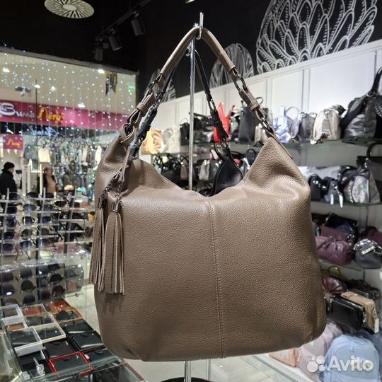 Сумка женская натуральная кожа большая