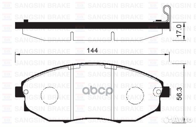 Колодки тормозные chevrolet epica 07- передние
