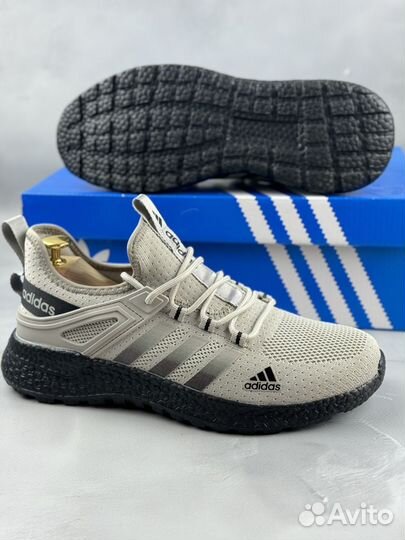 Мужские летние кроссовки Adidas серые