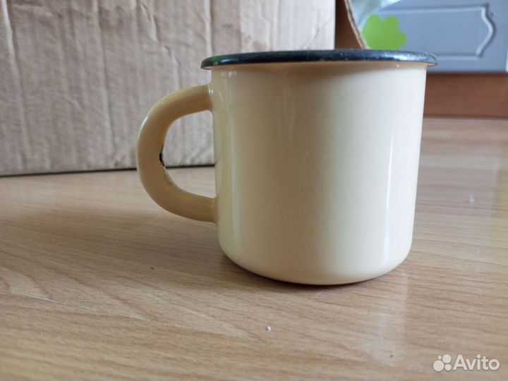 Кружка эмалированная 250мл новая