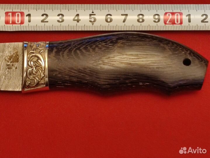 Нож из Дамасской стали, HRC 61-63, ножны кожа