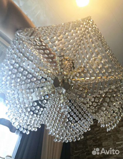 Люстра хрустальная Чехия