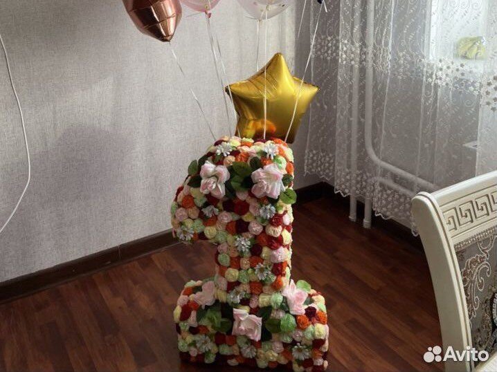 Цифра 1 на годик