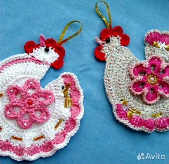 Прихватки-курочки, подарок к Пасхе, декор