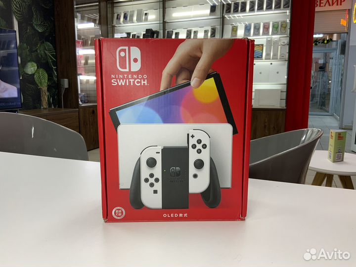 Nintendo switch oled white новая