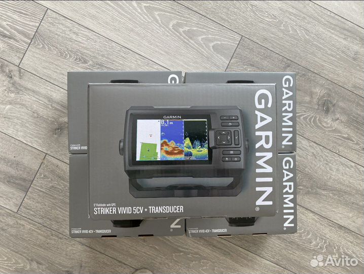 Garmin striker vivid 5cv с датчиком