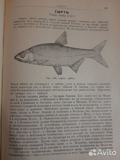 Книга Сабанеева Жизнь и Ловля Пресноводных Рыб
